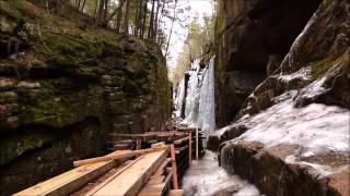 Falls on the Flume Pool Loop NH 33116 Long video but a lot to see [upl. by Etac]