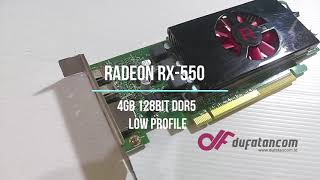 RADEON RX550 4GB 128BIT DDR5 Low Profile [upl. by Mcgrath]