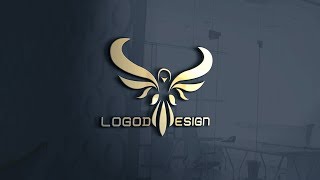 Professional Logo Design Photoshop cc Tutorial [upl. by Pauiie]