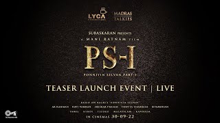 Ponniyin Selvan Teaser Launch Event  Lyca Productions [upl. by Htiffirg]