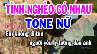 Karaoke Tình Nghèo Có Nhau Tone Nữ  Bm  Nhạc Sống Hay  Đại Lý Karaoke [upl. by Namqul481]