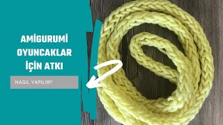 Amigurumi oyuncaklar için kolay atkı modeli [upl. by Norm]