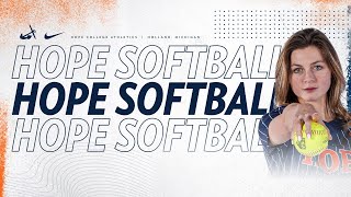 Hope vs Alma  Softball 42524  NCAA D3 Softball  MIAA Softball [upl. by Polloch]