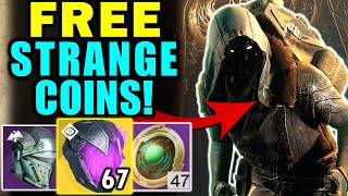 Destiny 2 XUR GIVING AWAY FREE STRANGE COINS  Xur Review July 26  29 [upl. by Ase]