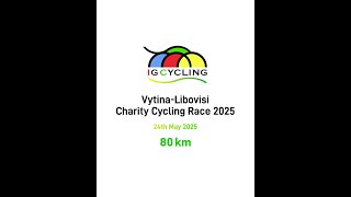 IG CYCLING Charity Cycling Tour VytinaLibovisi 2025 80km [upl. by Guntar]