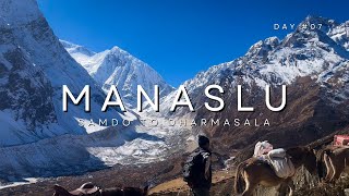 Samdo to Dharmasala  Solo Trek To Manaslu Circuit  Day7  EXPLORING hidden Gems of Manaslu [upl. by Artair607]