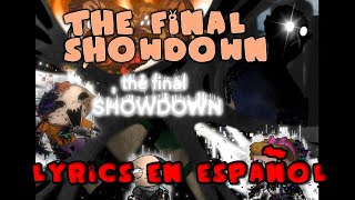 Showdown lyrics en español Darkness Takeover [upl. by Enelrahs]