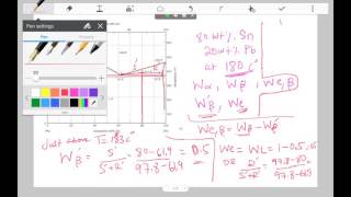 Determine Eutectic Properties PbSn alloy Example [upl. by Braun]