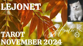 Lejonet ♌ November 2024 Tarot  Healer K [upl. by Eioj]