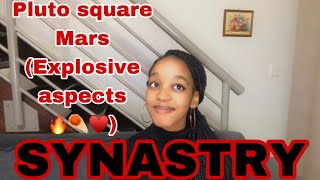 SYNASTRY Pluto square Mars synastry explosive aspects in synastry🔥❤️‍🔥♥️ [upl. by Macpherson]