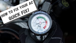 HOW TO FIX YOUR CAR AC OVER PRESSURIZED SYSTEM [upl. by Royo]