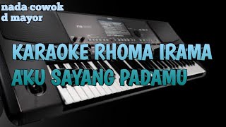 Karaoke Rhoma Irama  Aku Sayang Padamu  Nada cowok d mayor [upl. by Dadivitan]