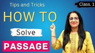 Unseen Passage  How to Solve a Passage  Solving Tricks  English With Rani Maam [upl. by Snapp]