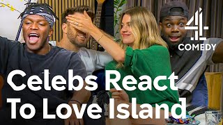 KSI Snoochie Shy amp MORE react to Love Island amp Too Hot To Handle  Celebrity Gogglebox [upl. by Eimme]