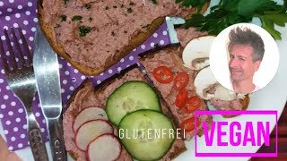 Für mich die weltbeste falsche Leberwurst  vegan  tofufrei  glutenfrei [upl. by Eillit]