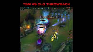 THROWBACK TSM VS CLG FINALS  LCS lcs tsm clg [upl. by Enelear]