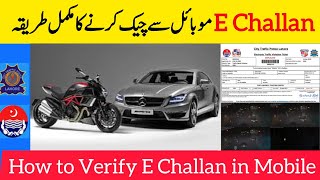 How to Check E Challan in mobile  E Challan Verify  Muhammad Faisal Tech [upl. by Vaenfila880]