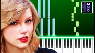 Taylor Swift  long story short Piano Tutorial Easy [upl. by Riedel]