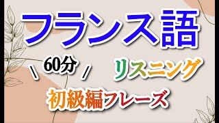 【1月まとめ】 60分・とことんフランス語！繰り返し聞いて慣れて覚える！フランス語初心者必見 〜聞き流し 13 [upl. by Eineeuq]