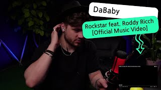 DaBaby  Rockstar feat Roddy Ricch Official Music Video ▷ REACTION [upl. by Dymoke]