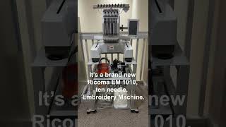 The Reveal of My New Ricoma Multineedle Embroidery Machine [upl. by Ariahs]