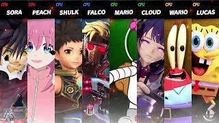 Vanitas amp Bocchi vs Rex amp Starlord vs Sandy amp Radien vs Mr Krabs amp SpongeBob [upl. by Conlon]