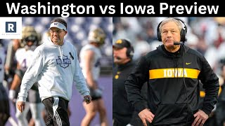 Washington vs Iowa Game Preview  College Football Picks and Predictions [upl. by Marylin469]