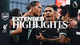 Extended Highlights Van Dijk amp Salah score in Gunners Draw  Arsenal 22 Liverpool [upl. by Yruok]