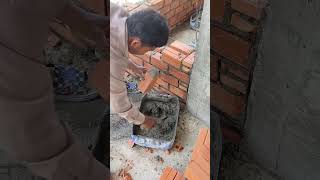 Working BrickWall Technology Construction Process amazing brick youtubeshorts tiktok shorts [upl. by Stephanie65]