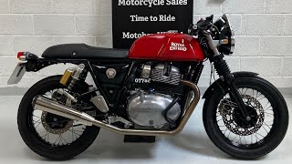 Royal Enfield Continental GT 650 Twin 2021 walk around and start up [upl. by Rubens]