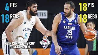 Sim Bhullar 布拉辛巴 vs Hamed Haddadi 哈达迪حامد حدادی Full Duel Highlights 250919 EPIC 1080p [upl. by Even]