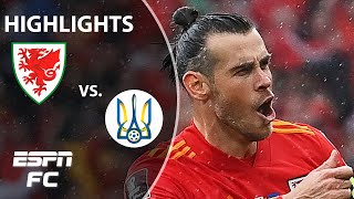 Gareth Bale inspires Wales to World Cup qualification with win vs spirited Ukraine  Highlights [upl. by Anayek742]