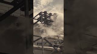 Steam Vent  Silencer in Thermal Plant  Shorts Video Smoke amp Fun  Super heated Steam Power Plant [upl. by Ahcilef]