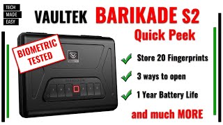 Vaultek Barikade Series 2 Safe Quick Peek and Demo [upl. by Magree125]