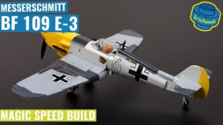 Messerschmitt BF 109 E3  WW2 Fighter Aircraft  COBI 5727 Speed Build Review [upl. by Svensen]