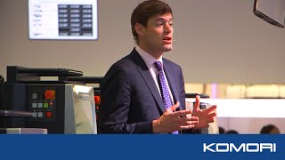 Komori Drupa 2016 G529 Live show [upl. by Htiduy]