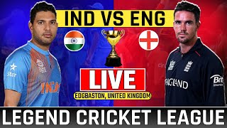 Live Legends Cricket League 2024 India Legends vs England Legends Match1  Today Live Cricket Match [upl. by Enaj]