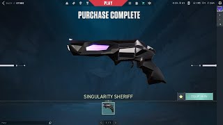 Buying my DREAM skin SINGULARITY SHERIFF [upl. by Nedyarb]