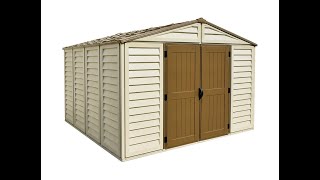 Duramax 10x10 Woodbridge Plus Outdoor Storage Shed installation Video [upl. by Dannica]