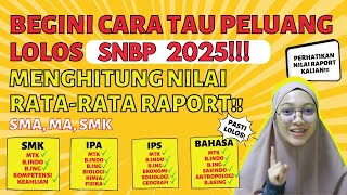 SNMPTN  CARA MUDAH DAN CEPAT MENGHITUNG RATARATA NILAI RAPOR UNTUK SNMPTN DENGAN EXCEL [upl. by Eittik]