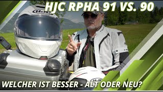 HJC RPHA 91 im Vergleich zu RPHA 90 Das ist der Helm den ich auf meiner Weltreise tragen werde [upl. by Teodoro]