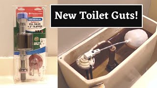 How to Replace a Toilet Fill Valve  Installing the Fluidmaster Fill Valve and Flapper Kit [upl. by Wilmott]