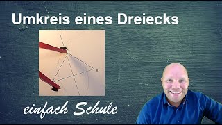 Umkreis eines Dreiecks konstruieren [upl. by Auqinahs]