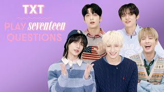 TXT Reveal Their Dream Collab Fave KPop Group Love Song and More  17 Questions  Seventeen [upl. by Troxell76]