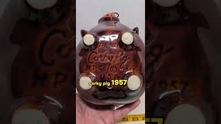 midcentury modern pig piggy bank pottery vintage home decor reseller ebay decor [upl. by Sirdna]