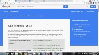 How to create Canonical tag for SEO [upl. by Ahsonek]