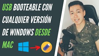 COMO CREAR UN USB BOOTEABLE CON WINDOWS DESDE MAC [upl. by Gavrilla739]