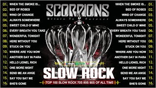 Slow Rock Songs 70s 80s Full Album 🎶 Scorpions GnR Bon Jovi Metallica John Denver Dido [upl. by Tuorah]