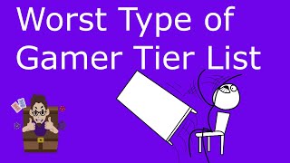 Worst Type of Gamer Tier List [upl. by Cannice]