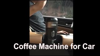 HiBREW Portable Coffee Machine for Car amp HomeDC12V Expresso Coffee Maker Fit Nexpresso Powder H4A [upl. by Burhans605]